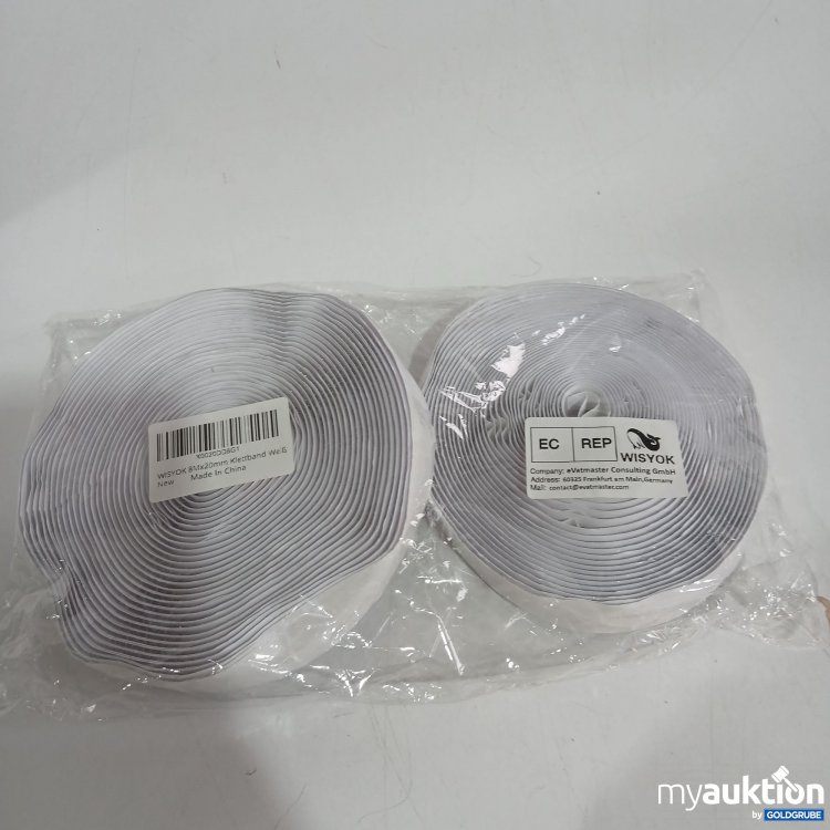Artikel Nr. 858981: Wisyok 8m x 20mm Klettband weiß 