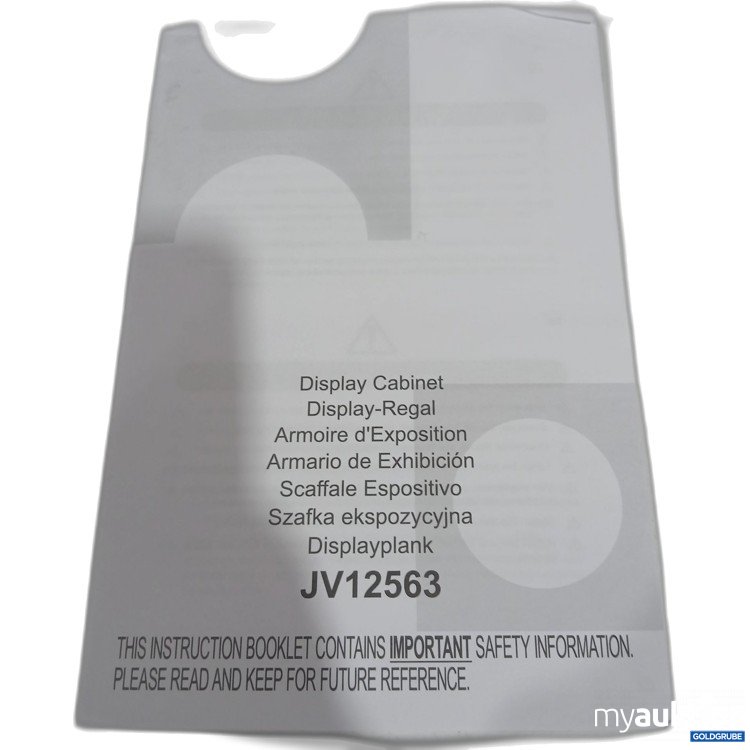 Artikel Nr. 887981 Artikel Nr. 887981: Display-Regal JV12563 weiß