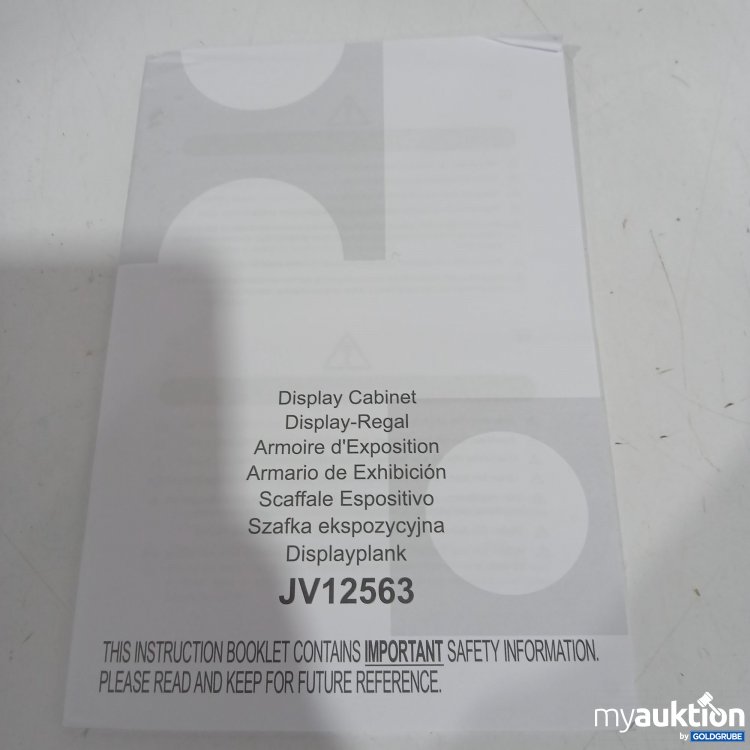 Artikel Nr. 887981 Artikel Nr. 887981: Display-Regal JV12563 weiß