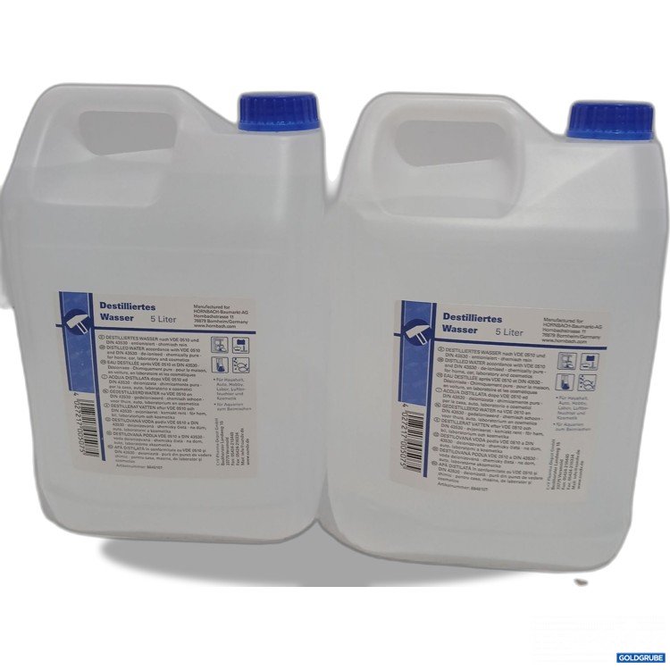 Artikel Nr. 957981: Hornbach Destilliertes Wasser 2x5l 