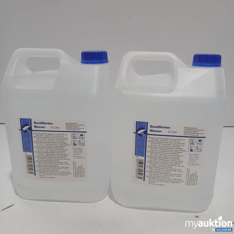 Artikel Nr. 957981: Hornbach Destilliertes Wasser 2x5l 