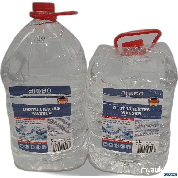 Artikel Nr. 962981: Aroso Destilliertes Wasser  2x5l