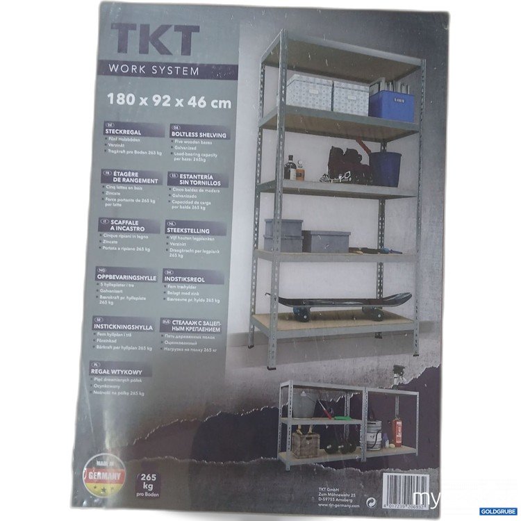 Artikel Nr. 984981: TKT Work System Steckregal 180x92x46cm 