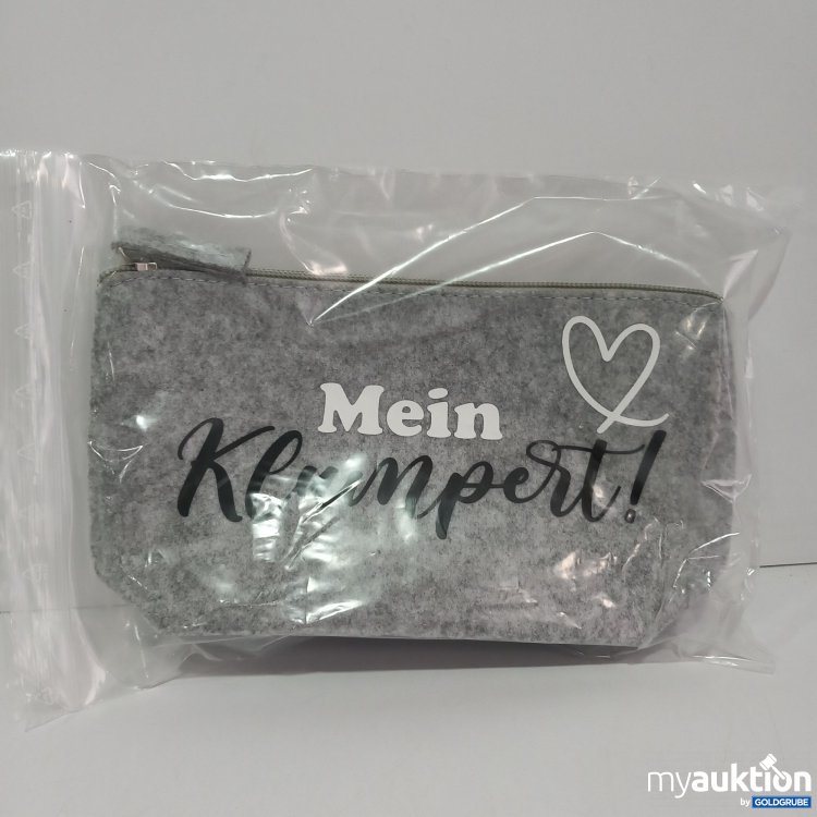Artikel Nr. 360982 Artikel Nr. 360982: Täschchen, Mein Klumpert!, grau/Filz 22x12 cm