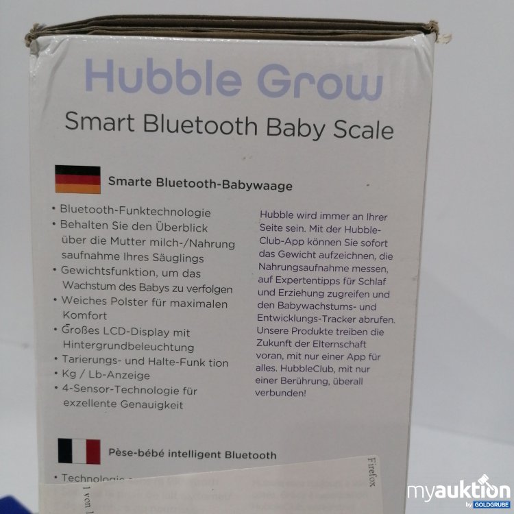 Artikel Nr. 825982 Artikel Nr. 825982: Hubble Grow Connected Smart Bluetooth Baby Waage