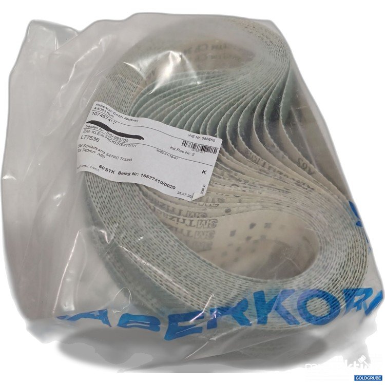 Artikel Nr. 881982: 3M Schleifband 347C Trizact 30x740mm A65 60Stk 