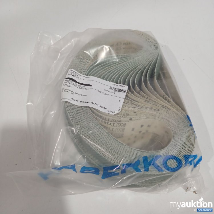 Artikel Nr. 881982: 3M Schleifband 347C Trizact 30x740mm A65 60Stk 