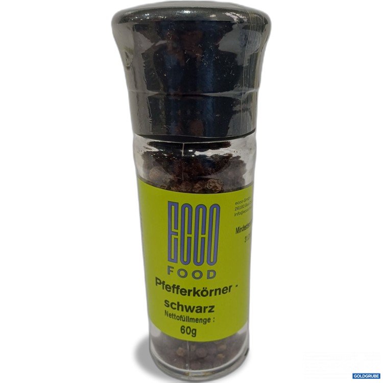 Artikel Nr. 914982: ECCO FOOD Pfefferkörner, schwarz, 60g
