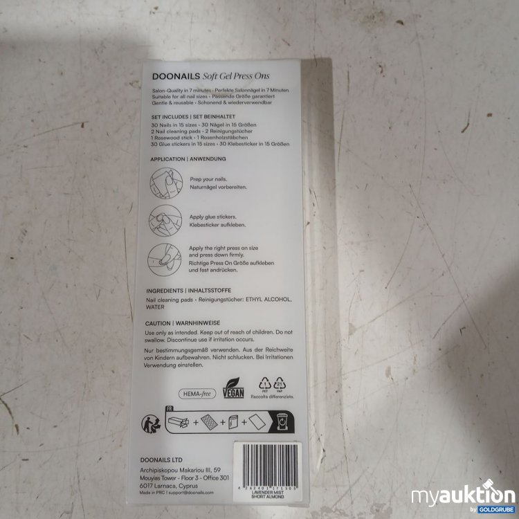 Artikel Nr. 917982: Doonails Soft Gel Press Ons 30 Stück