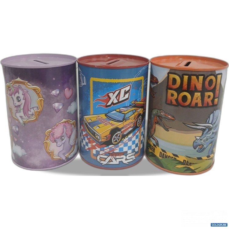 Artikel Nr. 928982: Kinder Sparbüchse 3Stk ca. 11cm 