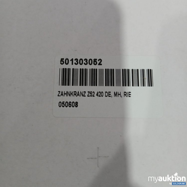 Artikel Nr. 966982: Metis Parts Zahnkranz Z52 420 DE MH RIE mit Schrauben  