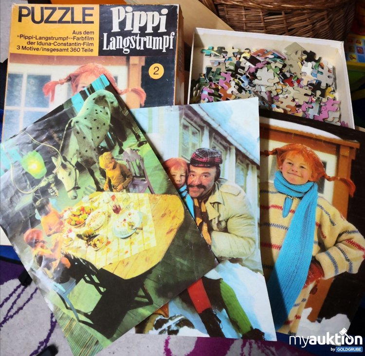 Artikel Nr. 309983: Pippi Langstrumpf Puzzle 3 Motive