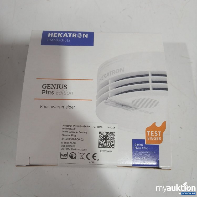 Artikel Nr. 447983: Hekatron Rauchwarnmelder Genius Plus Edition