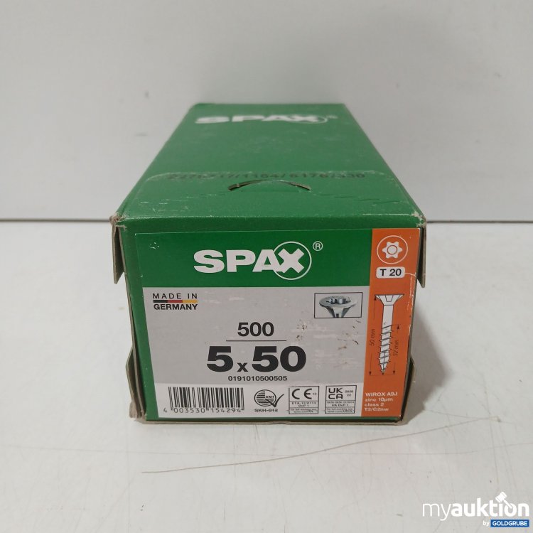 Artikel Nr. 460983 Artikel Nr. 460983: Spax 500/5×50 T20
