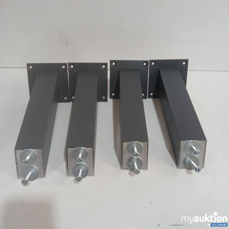 Artikel Nr. 468983: Möbelfüße Metall schwarz quadratisch ca. 30cm