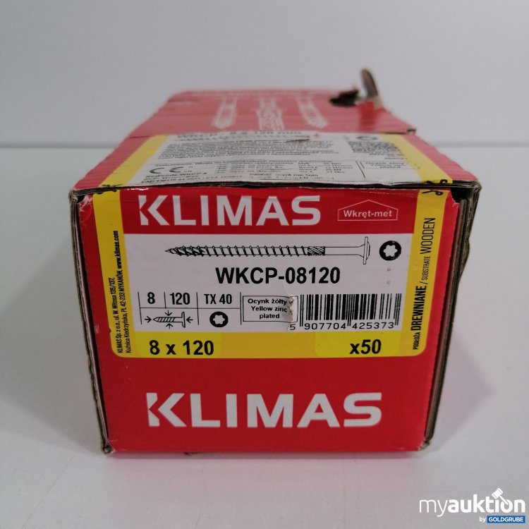 Artikel Nr. 783983 Artikel Nr. 783983: Klimas Schrauben 8x120mm 50stk