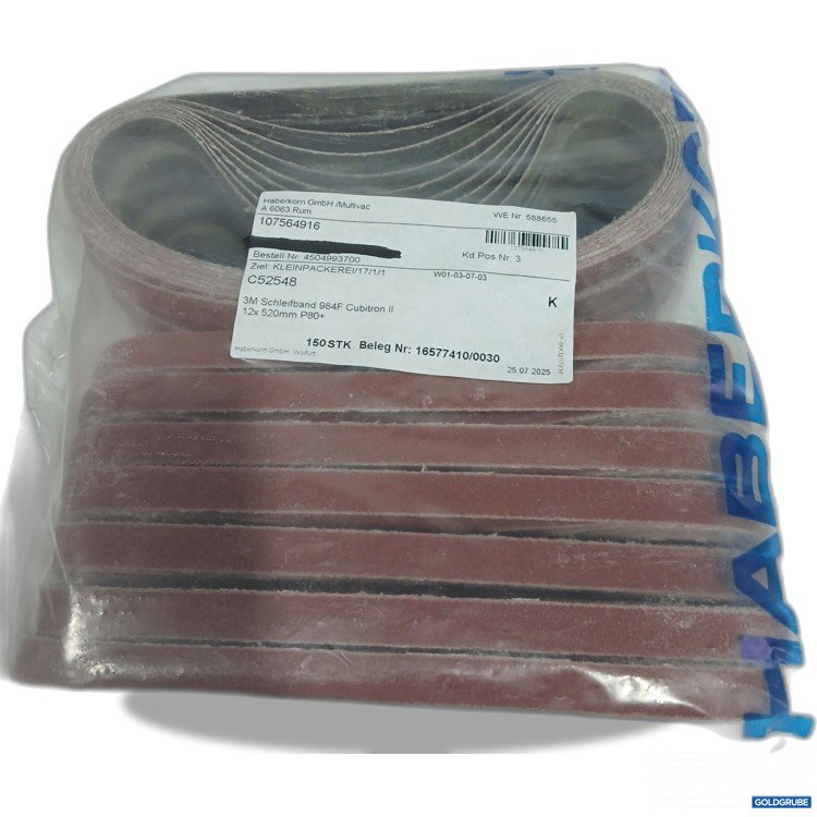 Artikel Nr. 881983 Artikel Nr. 881983: 3M Schleifband 984F Cubitron II 12x520mm P80+ 150Stk