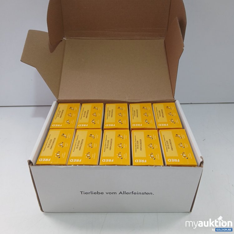 Artikel Nr. 958983: Fred & Felia Tierliebe von Allerfeinsten Huhn mit Reis 8x390g 