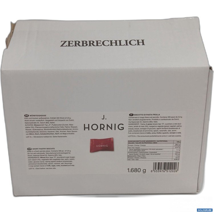Artikel Nr. 998983 Artikel Nr. 998983: J. Hornig Mürbteigkekse 1680g