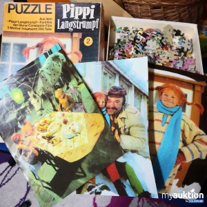 Auktion Pippi Langstrumpf Puzzle 3 Motive
