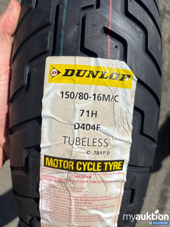 Artikel Nr. 445984 Artikel Nr. 445984: Dunlop Motorradreifen 150/80-16 M/C 71H Tubeless