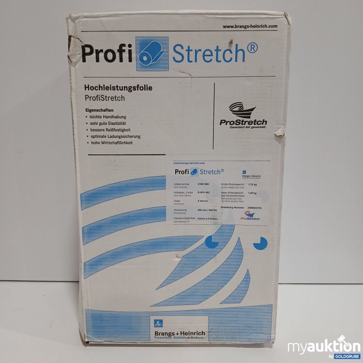 Artikel Nr. 865984: Profi Stretch Hochleistungsfolie 6 Rollen 