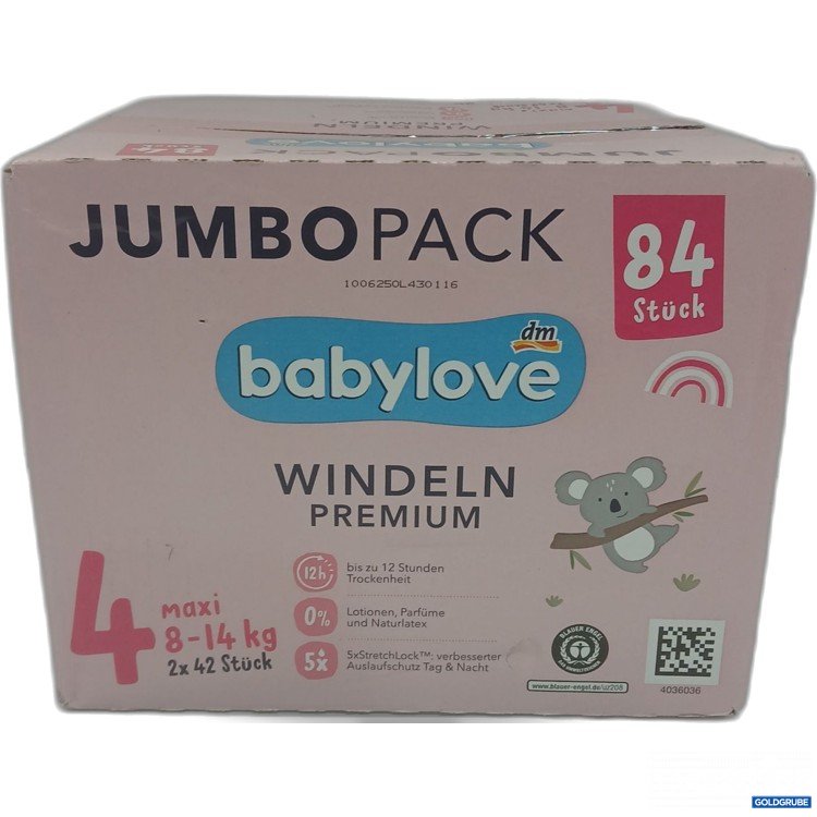 Artikel Nr. 882984: Babylove Windeln Premium 4maxi(8-14kg) 84 Stück 