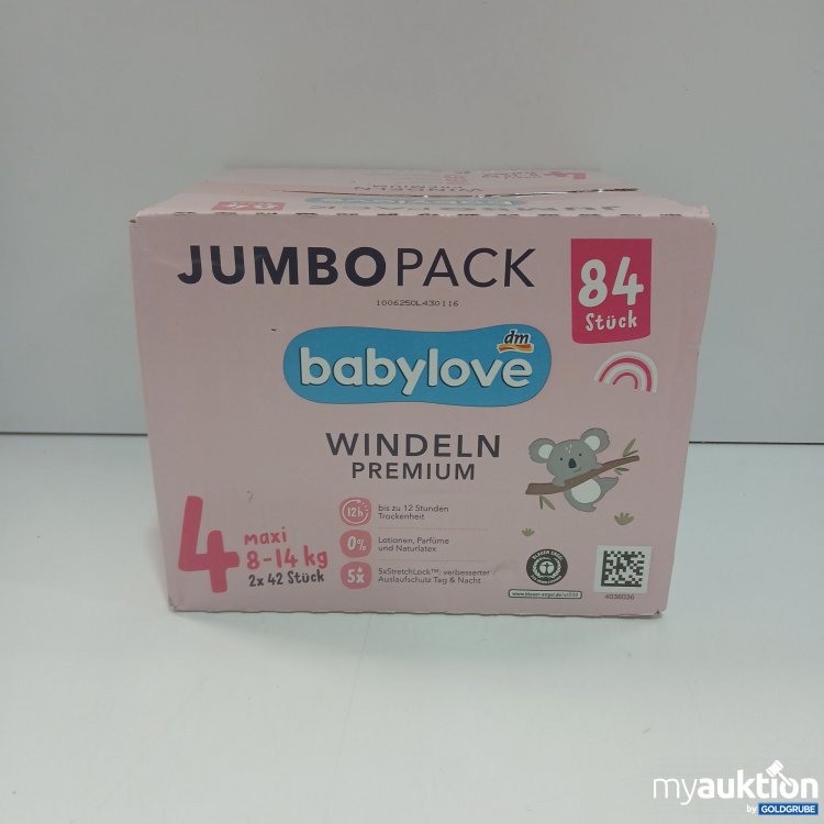 Artikel Nr. 882984: Babylove Windeln Premium 4maxi(8-14kg) 84 Stück 
