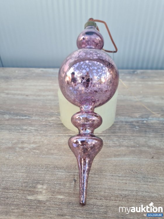 Artikel Nr. 934984 Artikel Nr. 934984: Glaschristbaumhänger in rose