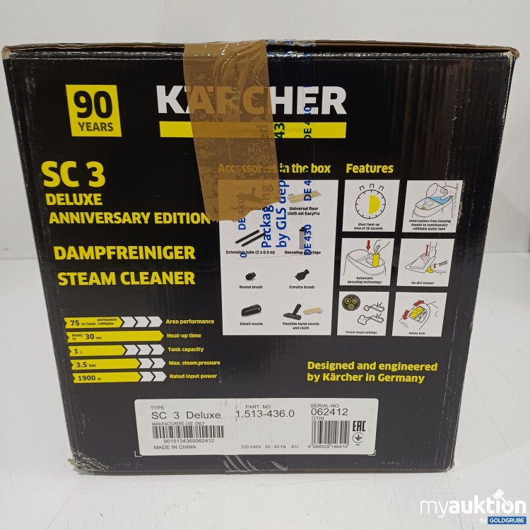 Artikel Nr. 444985 Artikel Nr. 444985: Kärcher SC3 Deluxe Dampfreiniger