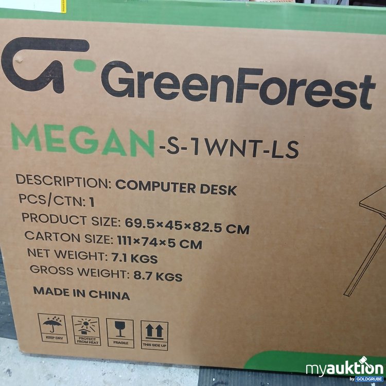 Artikel Nr. 805985: GreenForest Megan-S-1WNT-LS Computer Desk 69.5x45x82.5cm