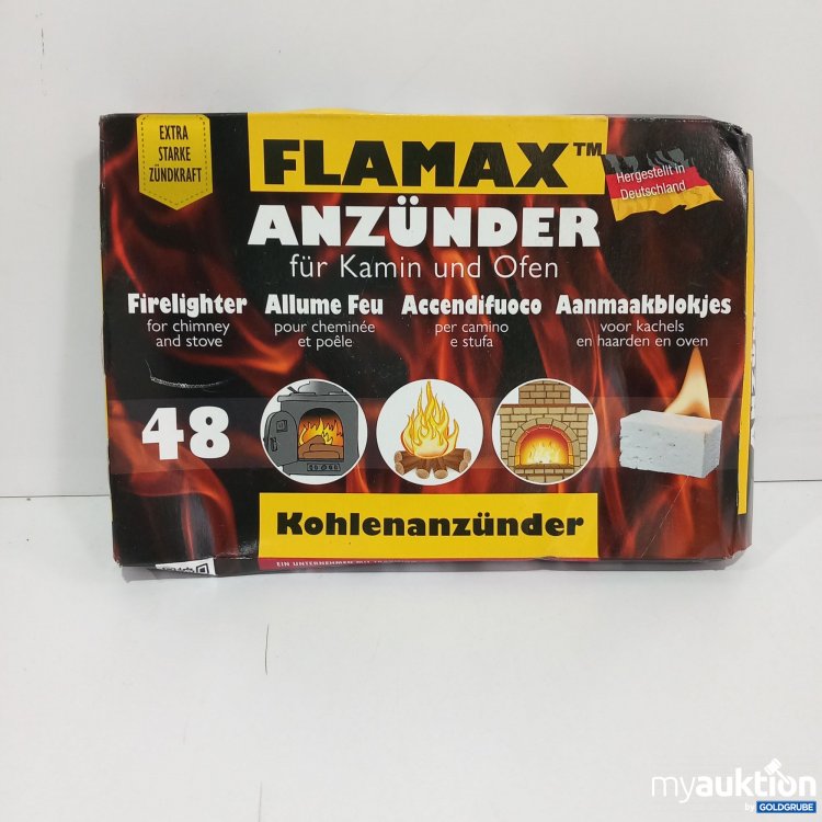 Artikel Nr. 821985 Artikel Nr. 821985: Flamax Anzünder für Kamin und Ofen 48 Stk.