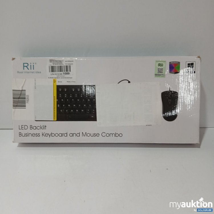 Artikel Nr. 831985 Artikel Nr. 831985: Rii LED Backlit Keyboard and Mouse