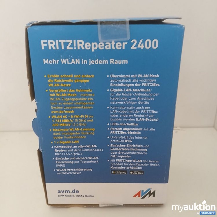 Artikel Nr. 932985: Fritz! Repeater 2400