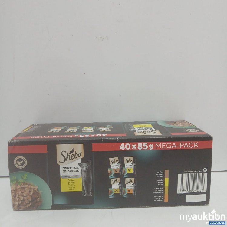 Artikel Nr. 478986 Artikel Nr. 478986: Mega Pack Sheba Katzenfutter Delikatesse 40x85g