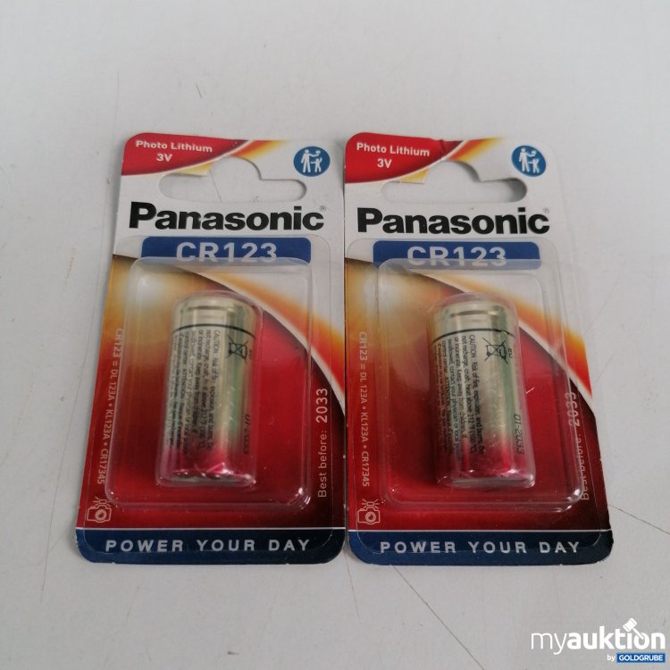 Artikel Nr. 856986 Artikel Nr. 856986: Panasonic CR123, 2x