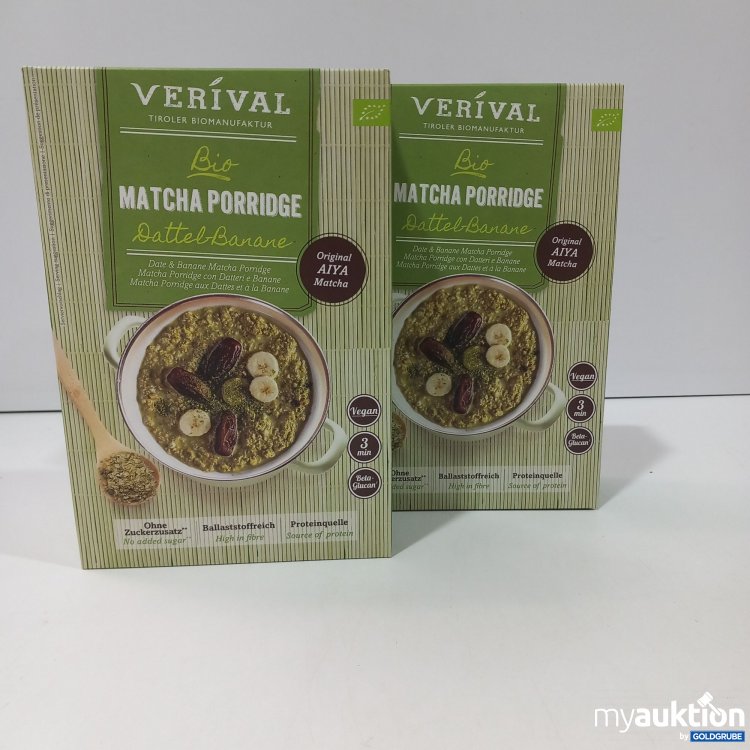 Artikel Nr. 868986 Artikel Nr. 868986: Verival Matcha Porridge Dattel-Banane 2x 350g