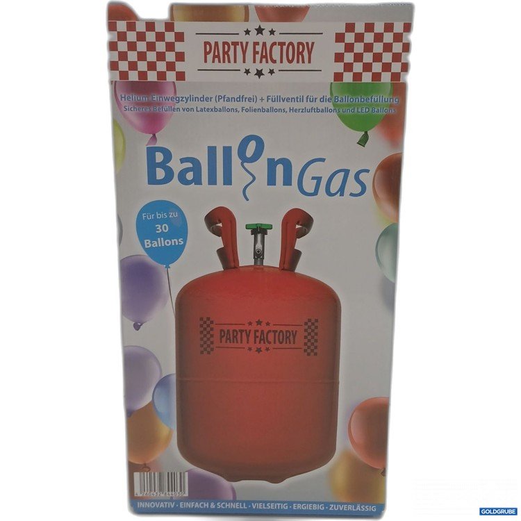 Artikel Nr. 882986: Party Factory Ballon Gas für bis zu 30 Ballons