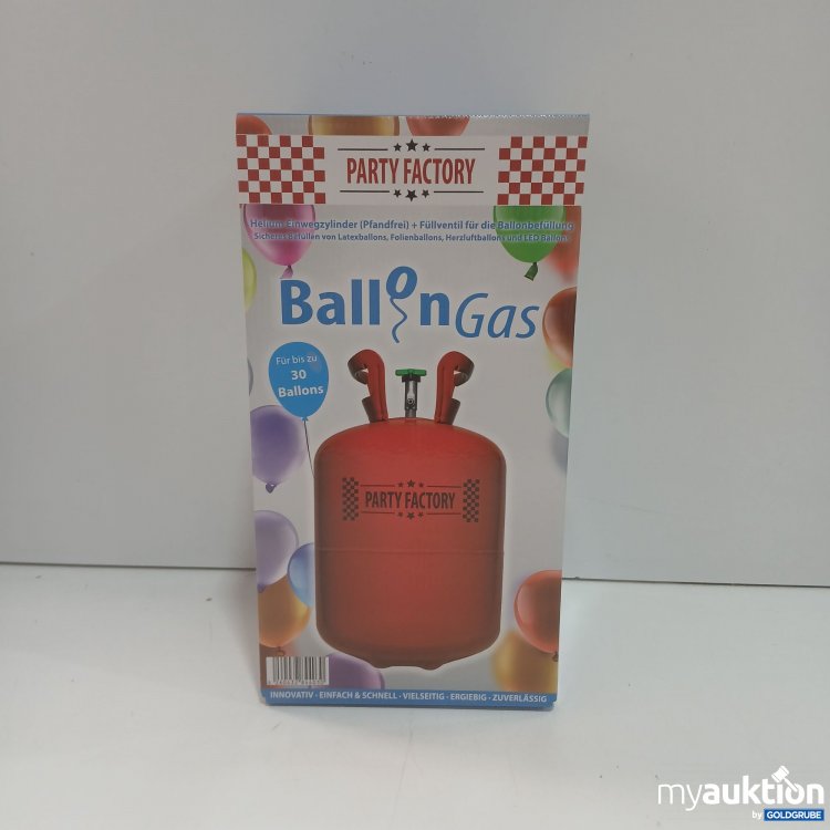 Artikel Nr. 882986: Party Factory Ballon Gas für bis zu 30 Ballons