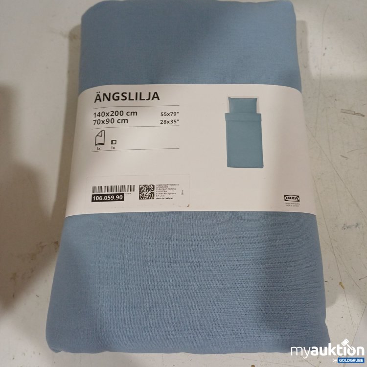 Artikel Nr. 931986 Artikel Nr. 931986: IKEA ÄNGSLILJA Bettwäsche-Set, Hellblau