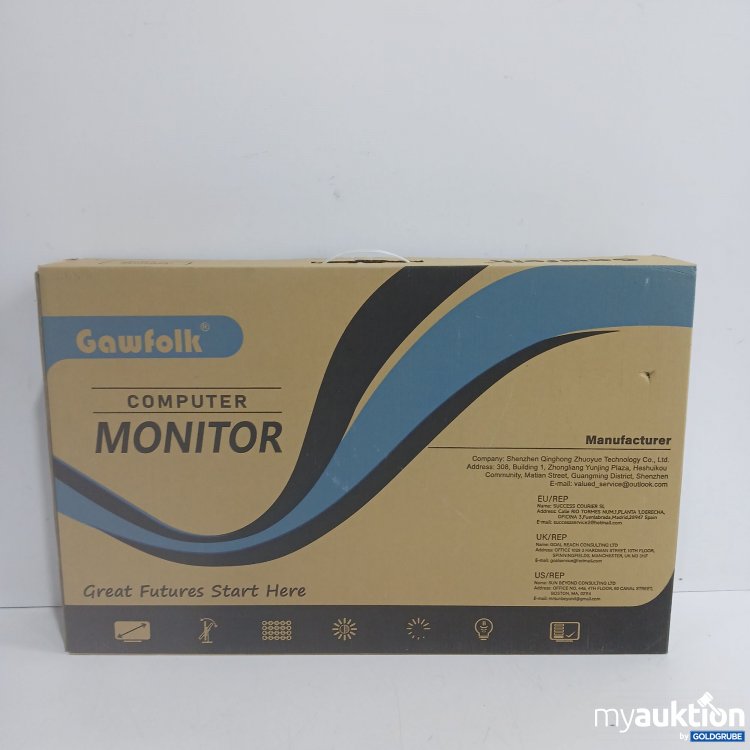 Artikel Nr. 956986: Gawfolk Computer Monitor 24,5" GF245A Black 