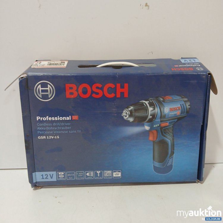 Artikel Nr. 460987 Artikel Nr. 460987: Bosch GSR 12V-15