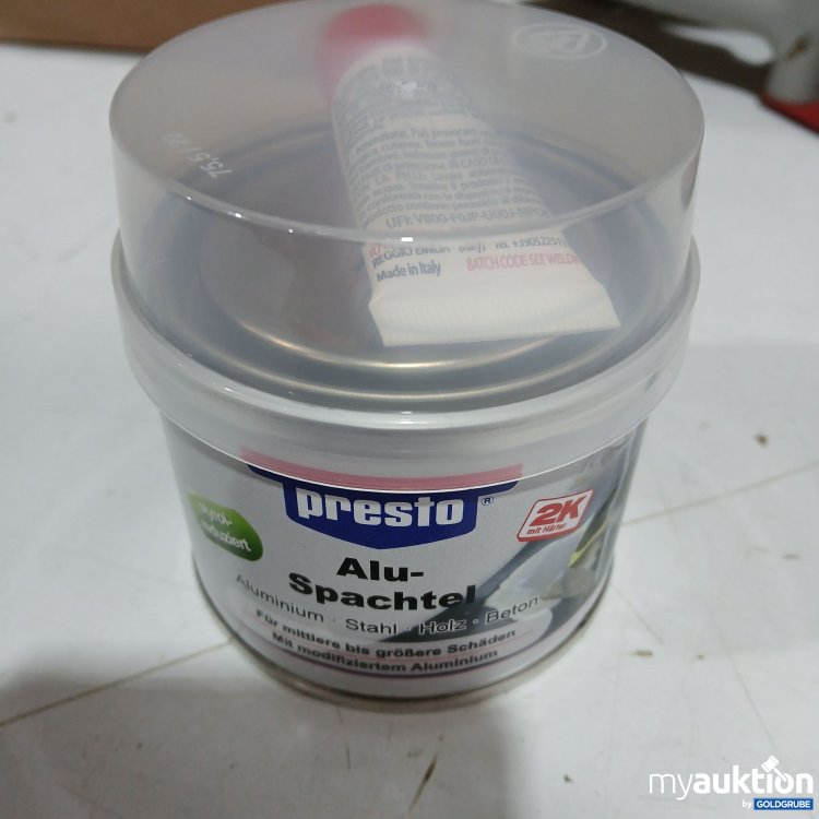 Artikel Nr. 462987 Artikel Nr. 462987: Presto Alu-Spachtel 242g mit Härter 8g