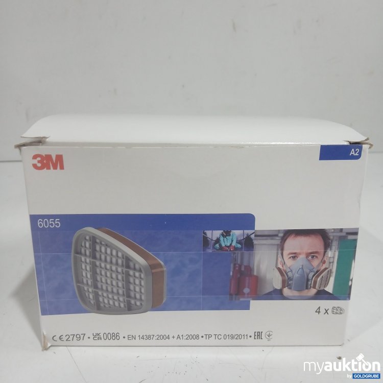 Artikel Nr. 463987 Artikel Nr. 463987: 3M Filter A2 6055 4 Stück