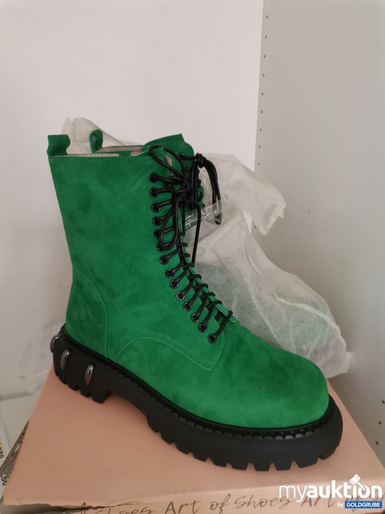 Artikel Nr. 826987: Cesare Gaspari botines green Plattform 