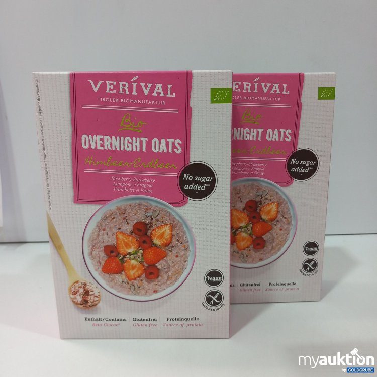 Artikel Nr. 868987: Verival Overnight Oats Himbeer-Erdbeer 2x 350g 