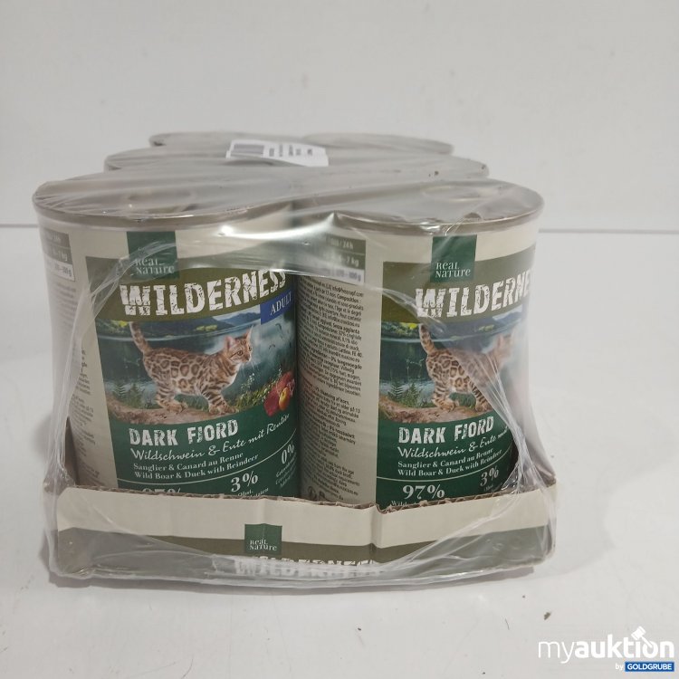 Artikel Nr. 972987: Real Nature Wilderness Adult Katzenfutter Wildschwein, Ente mit Rentier 6x400g