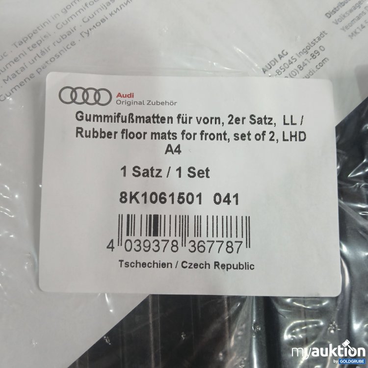 Artikel Nr. 973987: Audi Gummifußmatten für vorne 2er Set A4 