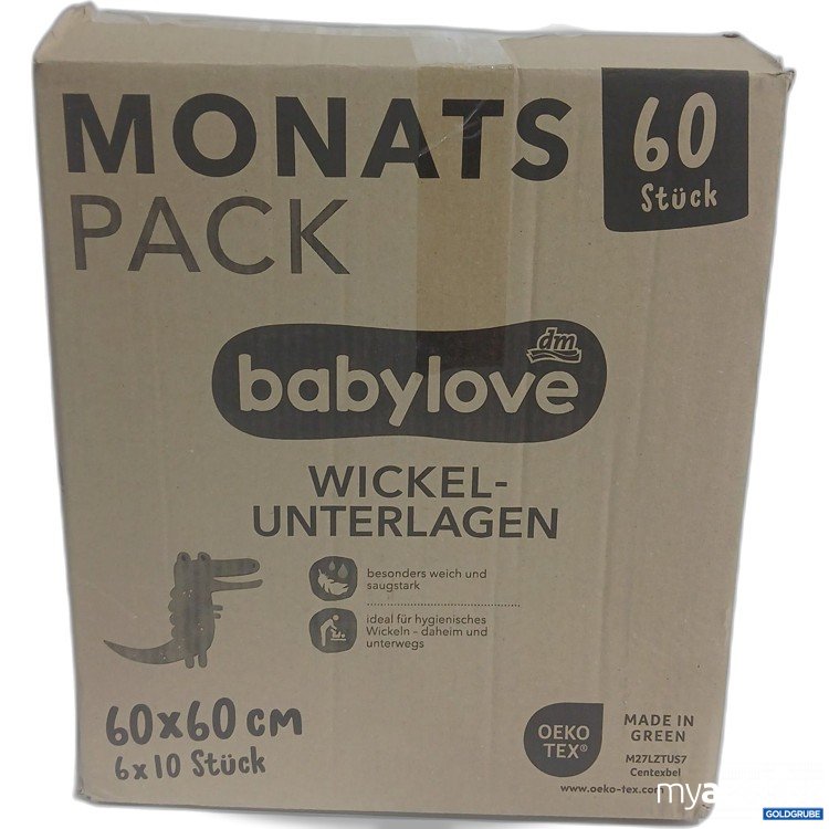 Artikel Nr. 998987: Babylove Wickelunterlagen 60x60cm 6x10Stk 