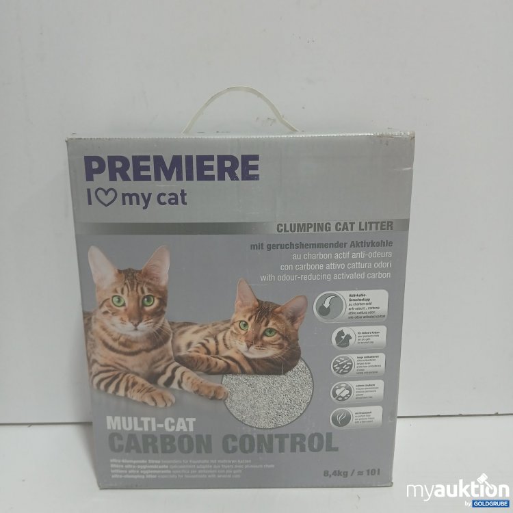 Artikel Nr. 478988 Artikel Nr. 478988: Premiere Katzenstreu Multi-Cat Carbon Control 8,4 kg